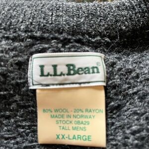 L.L. Bean Charcoal Button-Up Sweater